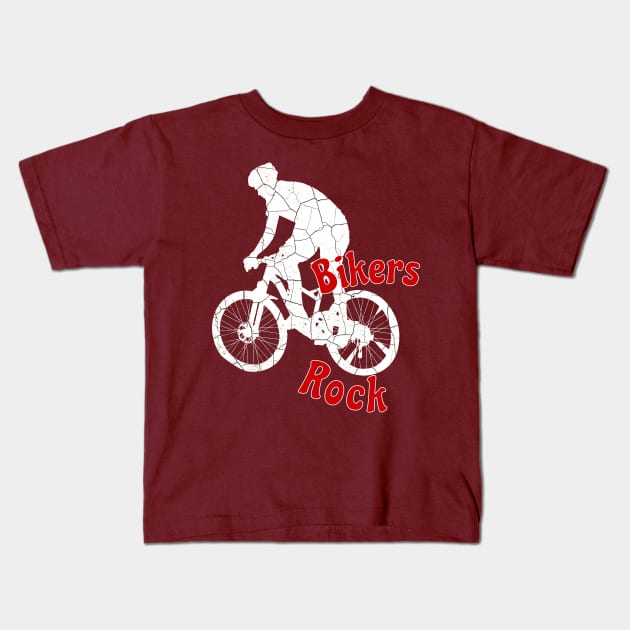 Bikers Rock Kids T-Shirt by swagmaven